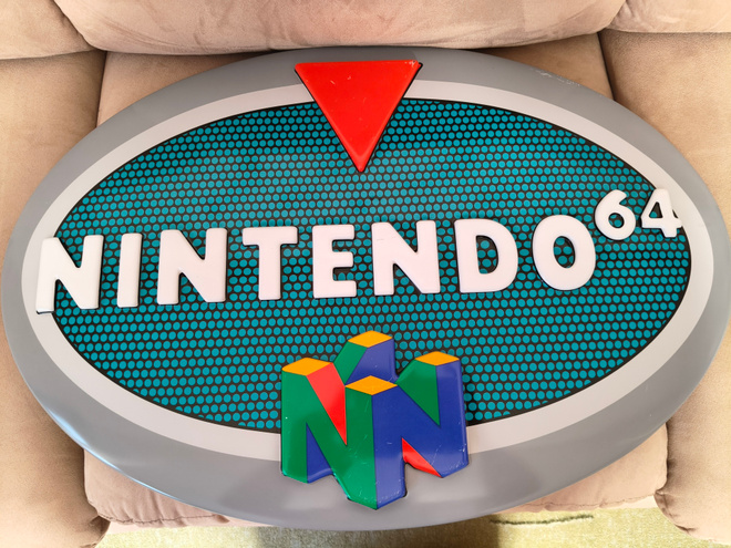 Harvinainen Nintendo 64 valotaulun etuosa