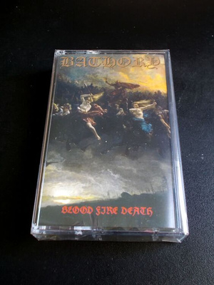 BATHORY Blood Fire Death KASETTI 1988/2022 UUSI*MINT