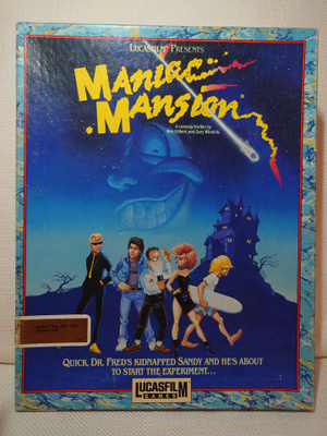 Amiga big box: Maniac Mansion, CIB (LucasFilm / LucasArts)