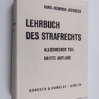 Hans Heinrich Jescheck : Lehrbuch des Strafrechts - allge... - pikkukuva 1