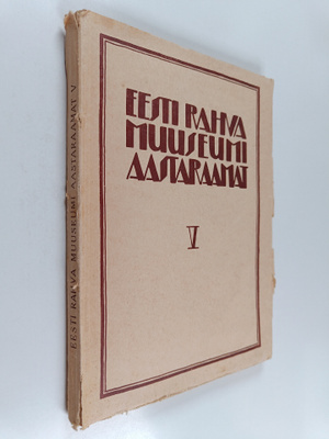 Eesti rahva muuseumi aastaraamat 5