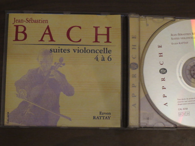 Jean-Sébastian Bach: Suites violoncello 4 à 6 CD