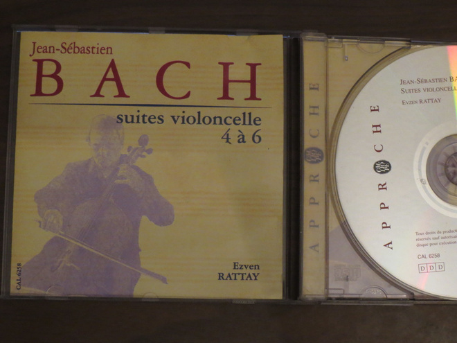 Jean-Sébastian Bach: Suites violoncello 4 à 6 CD