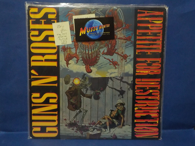 GUNS N ROSES - APPETITE FOR DESTRUCTION EX-/EX- LP