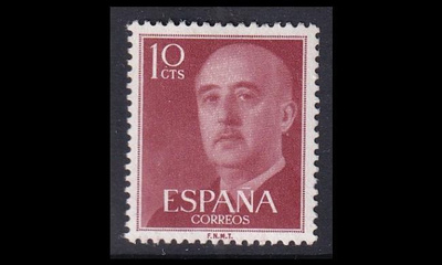 Espanja 1040 ** Generalissimo Franco 10 C (1955)
