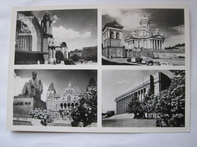 VANHA Postikortin Alkup.Mallikappale Helsinki 1950-luku