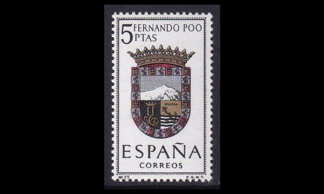 Espanja 1399 ** Vaakuna Fernando Poo (1963)