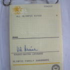 VANHA Lehdistökortti Olympia 1984 Los Angeles USA Suomalaise - pikkukuva 2