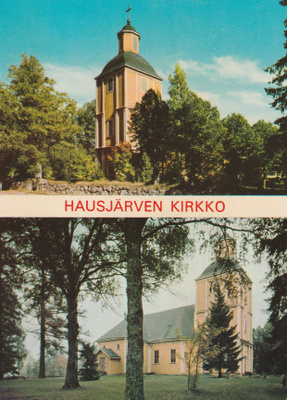 KIRKKOKORTTI - HAUSJÄRVEN KIRKKO - 1