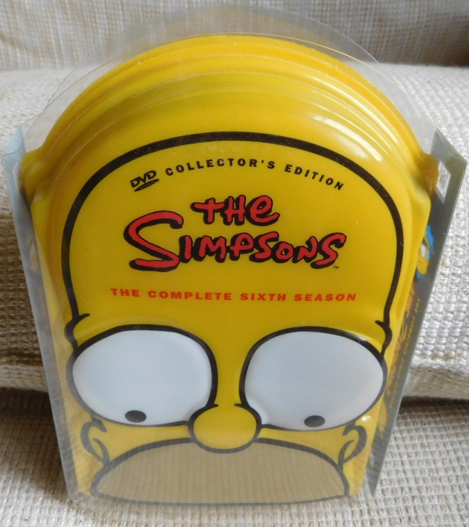 Simpsons 6. kausi [4x DVD] ** Homer head **