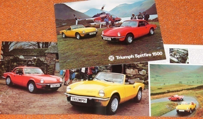 1978 Triumph Spitfire 1500 esite - KUIN UUSI - 12 sivua