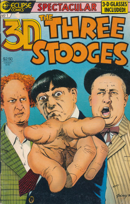 THE 3D THREE STOOGES Eclipse #1 (1983) 3D-klasit mukana