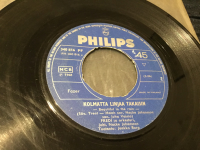 Fredi Kolmatta linjaa takaisin kultti sgl 1968