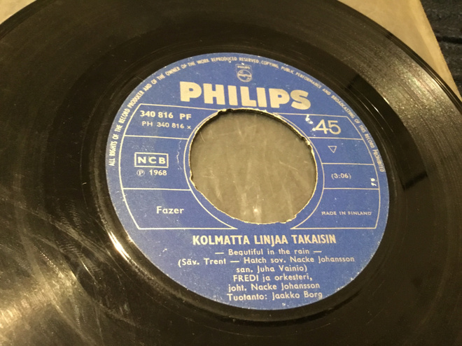 Fredi Kolmatta linjaa takaisin kultti sgl 1968