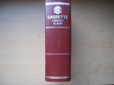kasetti säilytys laatikko (casette library album)