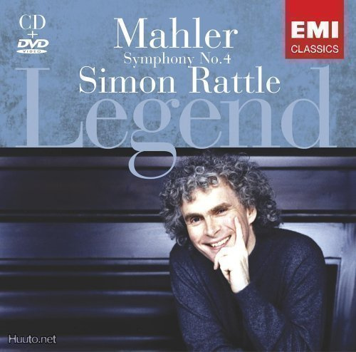 MAHLER: Symphony No 4 /  Rattle CD+DVD *UUSI