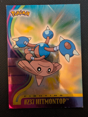 Hitmontop foil Pokemon Topps Johto