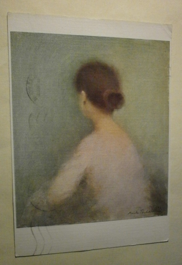 Maila Ponkkonen: Nuori nainen (öljy), p. 1983
