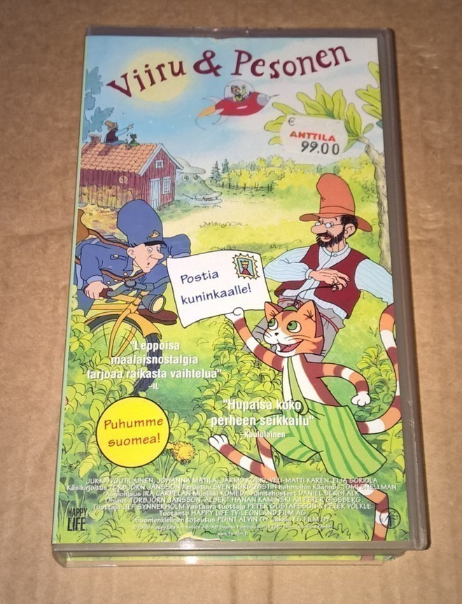 VIIRU & PESONEN POSTIA KUNINKAALLE VHS