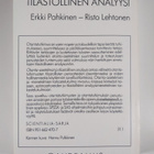 Erkki Pahkinen : Otanta-asetelmat ja tilastollinen analyysi - pikkukuva 2
