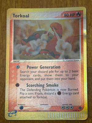 Torkoal [Reverse Holo] #12 Pokemon Dragon