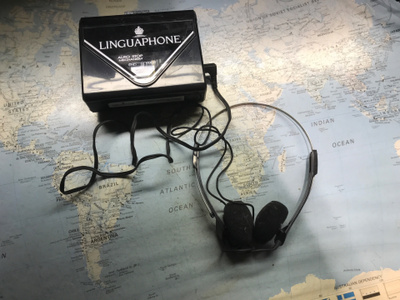LINGUAPHONE MINI STEREO CASSETTE PLAYER