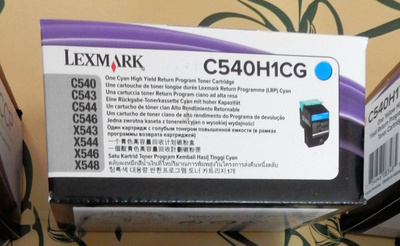 Lexmark C540H1CG laservärikasetti- - Sininen!!!