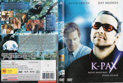 K-Pax	(3 110)	K	-FI-	DVD	suomik.		kevin spacey	2001	(115min)