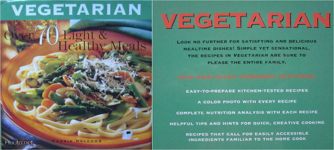 Carrie Holcomb: VEGETARIAN over 70 Light & Healthy meals