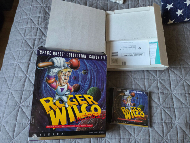 Roger Wilco Unclogged Space Quest Collection 1-5 Big Box