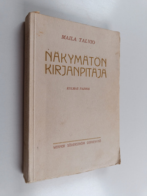 Maila Talvio : Näkymätön kirjanpitäjä : kertomuksia