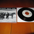 Turo`s Hevi Gee 7" Saunomaan+KUTSU KANSIPAPERI KULTALEVY JUH - pikkukuva 1