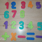 Vaahtomuovi numerot korkeus 5,3cm - pikkukuva 1