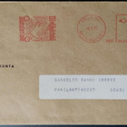 Elävä Helsinki -frankkeerauskoneleima 1975 kirjeellä - pikkukuva 1