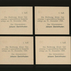 Itävalta Notgeld 25, 40, 60, 90 Heller, Unterwolfern 1920 - pikkukuva 2