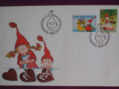 Virpi Pekkala FDC Helsinki 2003