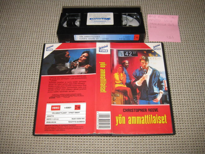 Yön Ammattilaiset-VHS (Showtime, Christopher Reeve, 1987)