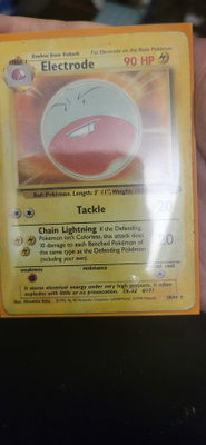 Electrode #18 Jungle Set Rare Non Holo card