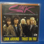 SMACK - LOOK AROUND / TRUST ON YOU M-/M- FIN -87 7" - pikkukuva 2