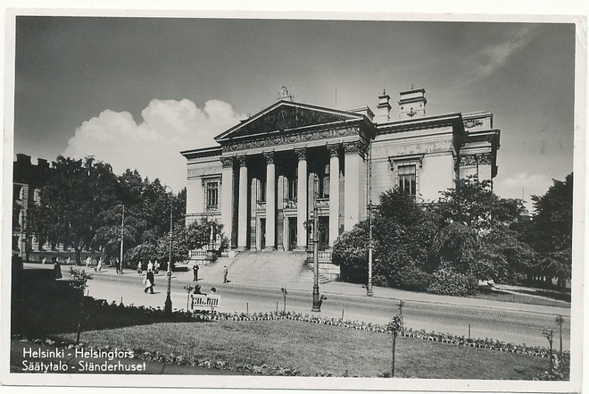 HELSINKI, Säätytalo -kulk. 1939