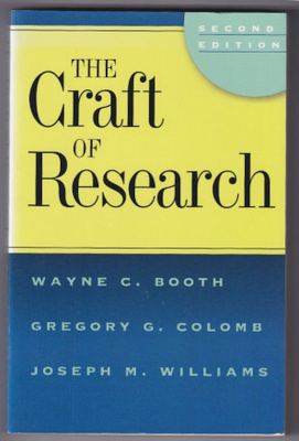 Wayne C. Booth: The craft of research