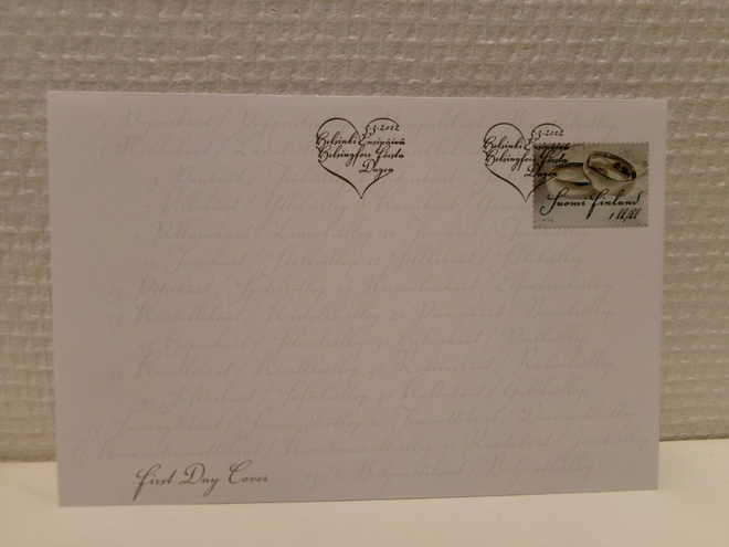 FDC- ensipäiväkuori - Tahdon- 2012