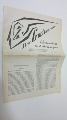 Martin (red.) Barkhoff : Das Goetheanum nr. 5/1990 : Woch...