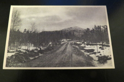 SALMIJÄRVI KASKAMATUNTURI VANHA KULKEMATON KORTTI
