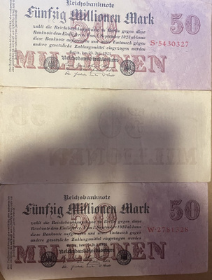 Germany 50.000.000 Mark 1.9.1923