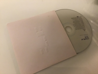 Coldplay . Talk CDS single