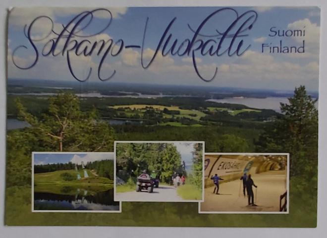 SOTKAMO-VUOKATTI-KULKEMATON POSTIKORTTI