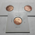 Suomi 5 cent 2008 unc, 5 cent 2019 unc ja 2 cent 2002 unc - pikkukuva 2