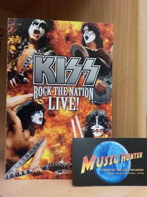 KISS - ROCK THE NATION LIVE! DVD BOOKLET NIMMAREILLA