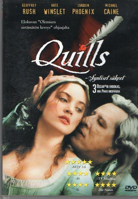 QUILLS-SYNTISET SÄKEET (2 090) -FI- DVD geoffrey rush 2000